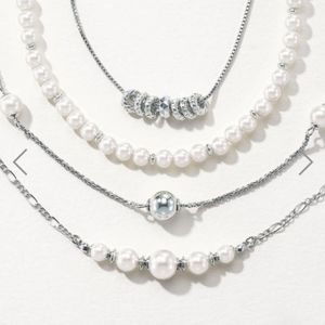 Casual pearlesque necklace collection